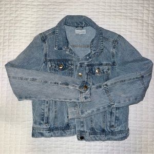 Caution to the Wind Jean Jacket size small